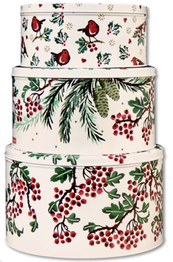 Elite Tins Emma Bridgewater Garden Flowers Set Of 3 Round Cake - View #9